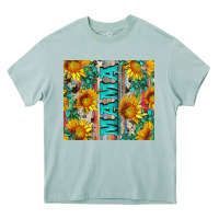 Arona mama wıth sunflowers and gemstone Heavy Core Tee - Artiststas