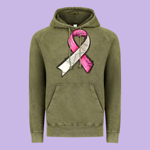 Breast Cancer Sport Ribbons Vintage Hoodie Designed By Adodesignshop