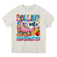 Cream rolling into kindergarten grade Heavy Core Tee - texasbilliewilder