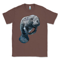 Chestnut Manatee Illustrations Classic Tee - LillyAllenDesigns
