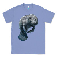 Colony Blue Manatee Illustrations Classic Tee - LillyAllenDesigns