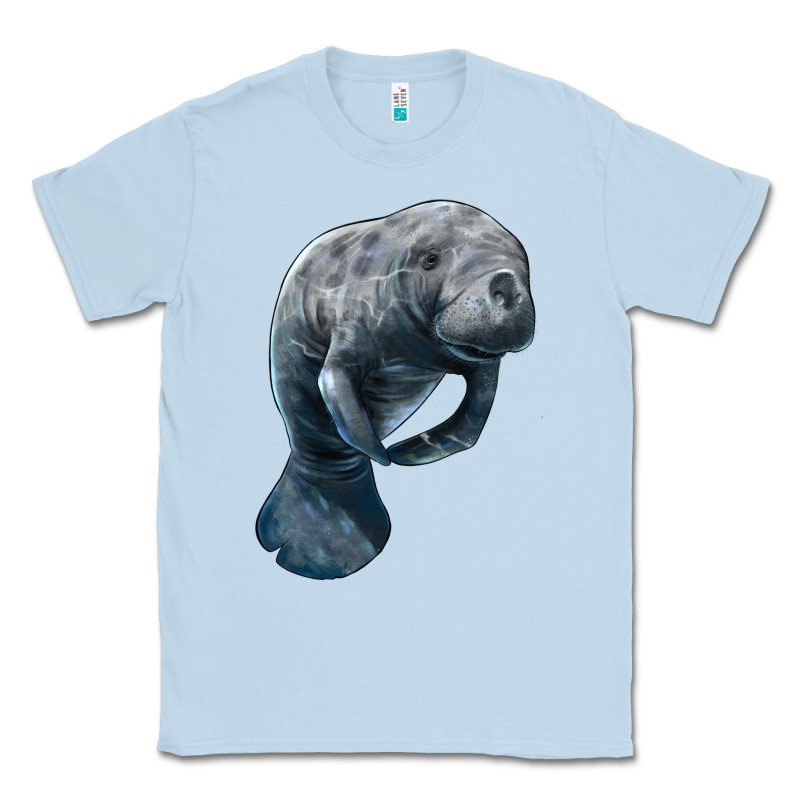 Manatee Illustrations Classic Tee by LillyAllenDesigns | Teevron