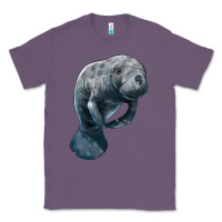 Lavender Manatee Illustrations Classic Tee - LillyAllenDesigns