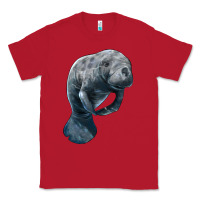 Red Manatee Illustrations Classic Tee - LillyAllenDesigns