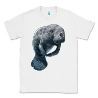 White Manatee Illustrations Classic Tee - LillyAllenDesigns