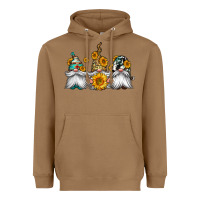 Toasted Coconut western sunflowers gnomes Heavyweight Hoodie - Jasminsmagicworld