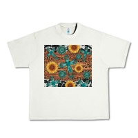 Pistachio cross gemstone and sunflower Urban Heavy Tee - Artiststas