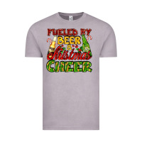Vintage Zinc fueled by beer and christmas cheer with beer bottles Vintage Tee - AdoDesignShop