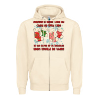 Sandshell stockings were hung by chimney Zipper Hoodie - MaliasSmallBusiness