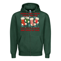 Sports Green stockings were hung by chimney Zipper Hoodie - MaliasSmallBusiness