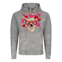 Cloud Rock valentine's day  chihuahua Vintage Hoodie - RanaPortraitStore