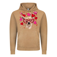 Vintage Camel valentine's day  chihuahua Vintage Hoodie - RanaPortraitStore