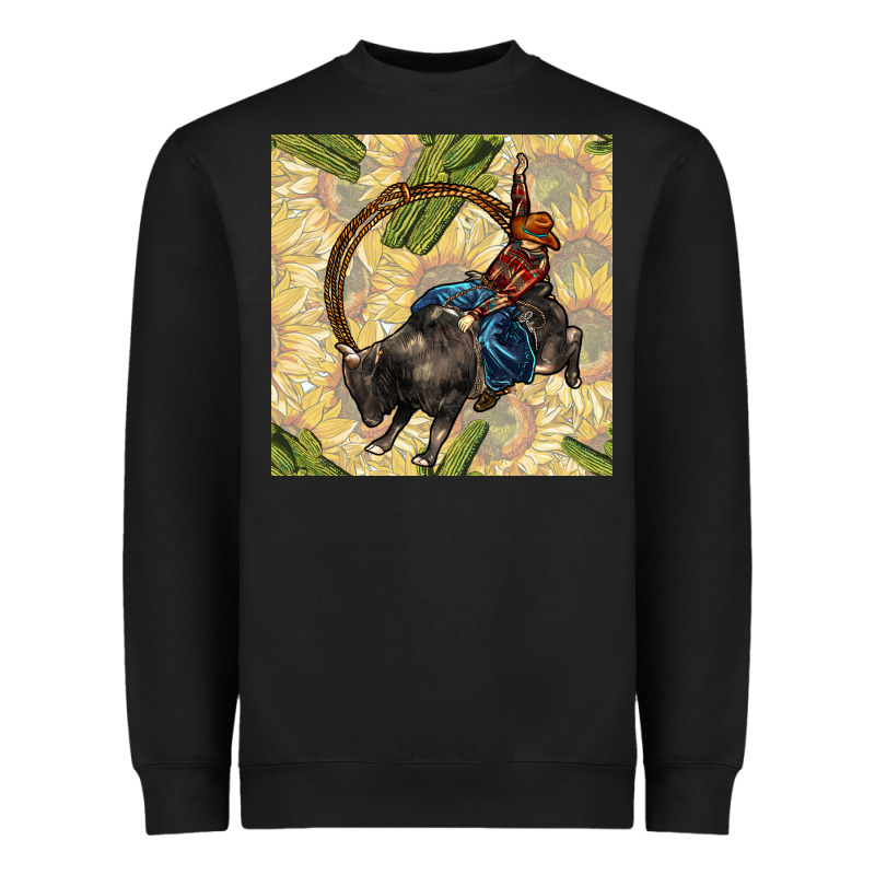 Rodeo Seamless Pattern Heavyweight Sweatshirt by BundleAndBundleShop | Teevron