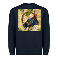 Navy rodeo seamless pattern Heavyweight Sweatshirt - BundleAndBundleShop