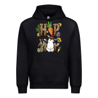 Black Hip hop Easter Bunny Easter Day Urban Hoodie - HowdyJamesFarm