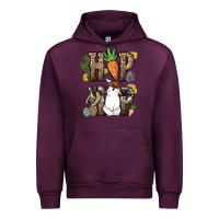 Mauve Wine Hip hop Easter Bunny Easter Day Urban Hoodie - HowdyJamesFarm