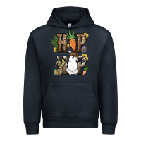 Navy Hip hop Easter Bunny Easter Day Urban Hoodie - HowdyJamesFarm