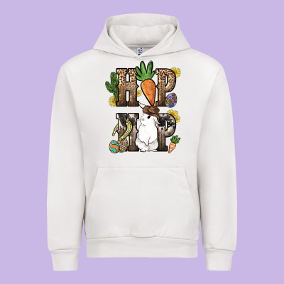 Hip Hop Easter Bunny Easter Day Urban Hoodie Designed By Howdyjamesfarm
