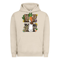 Pigment French Oak Hip hop Easter Bunny Easter Day Urban Hoodie - HowdyJamesFarm