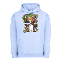 Pigment Grape Ice Hip hop Easter Bunny Easter Day Urban Hoodie - HowdyJamesFarm