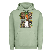 Pigment Oil Green Hip hop Easter Bunny Easter Day Urban Hoodie - HowdyJamesFarm