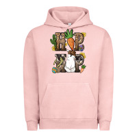 Pigment Salmon Hip hop Easter Bunny Easter Day Urban Hoodie - HowdyJamesFarm