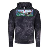 Cloud Black merry christmas with santa sleigh Vintage Hoodie - BundleAndBundleShop