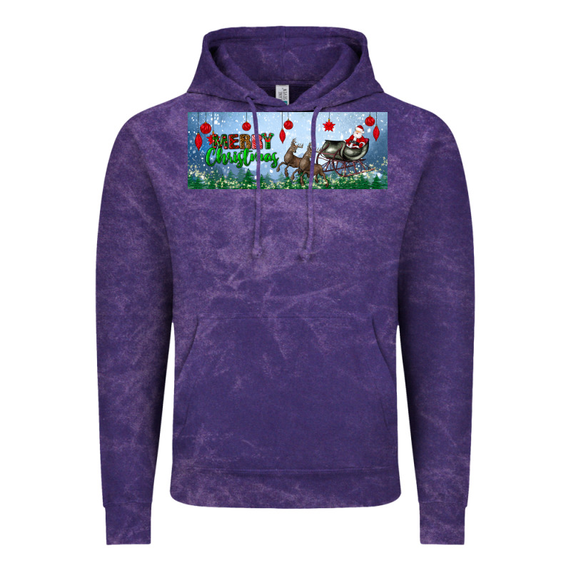 Merry Christmas With Santa Sleigh Vintage Hoodie by BundleAndBundleShop | Teevron