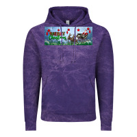 Cloud Purple merry christmas with santa sleigh Vintage Hoodie - BundleAndBundleShop