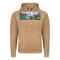 Vintage Camel merry christmas with santa sleigh Vintage Hoodie - BundleAndBundleShop