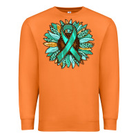 Carrot Ovarian Liver Cancer Awareness Sunflower Premium Sweatshirt - RanaPortraitStore