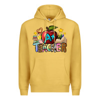 Antique Gold a teacher Premium Hoodie - NancyCooperArtShop