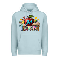 Blue Mist a teacher Premium Hoodie - NancyCooperArtShop