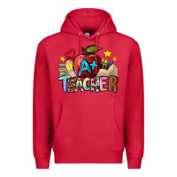 Cardinal a teacher Premium Hoodie - NancyCooperArtShop