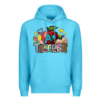 Ocean Blue a teacher Premium Hoodie - NancyCooperArtShop