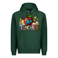 Sports Green a teacher Premium Hoodie - NancyCooperArtShop