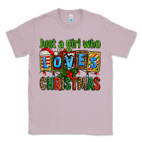 Lilac just a girl who loves christmas Classic Tee - AdoDesignShop