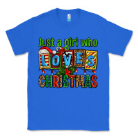 True Royal just a girl who loves christmas Classic Tee - AdoDesignShop