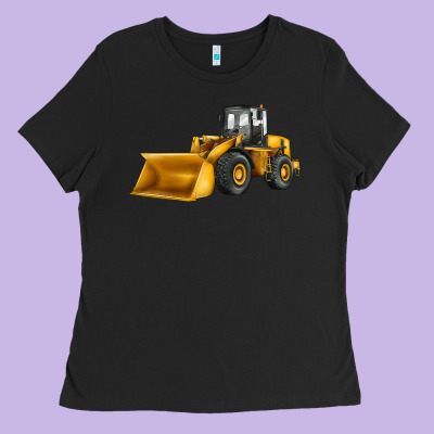 Bulldozer Ladies Tee Designed By Jahusdesignshop