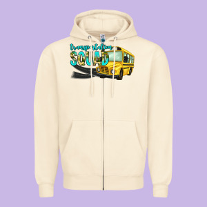Transportation Squad Zipper Hoodie Designed By Nancycooperartshop