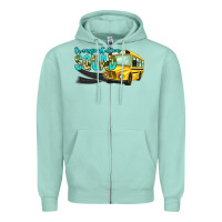 Seafoam transportation squad Zipper Hoodie - NancyCooperArtShop