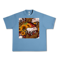 Pebble Blue pig and barn Urban Heavy Tee - BundleAndBundleShop