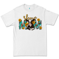 White show mom with cow mothers day Premium Tee - texasbilliewilder
