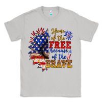 Moon Dust home of the free because of the brave Classic Tee - NancyCooperArtShop