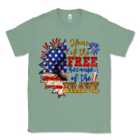 Sage home of the free because of the brave Classic Tee - NancyCooperArtShop