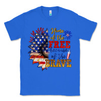 True Royal home of the free because of the brave Classic Tee - NancyCooperArtShop