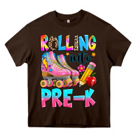 Chocolate Brown rolling into pre k grade Heavy Core Tee - texasbilliewilder