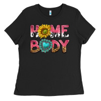 Black homebody Ladies Tee - texasbilliewilder