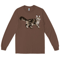 Chestnut Maine Coon Cat Long Sleeve Tee - LillyAllenDesigns