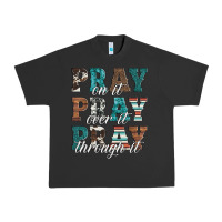 Pray On It Pray Over It Pray Through It Urban Heavy Tee | Teevron
